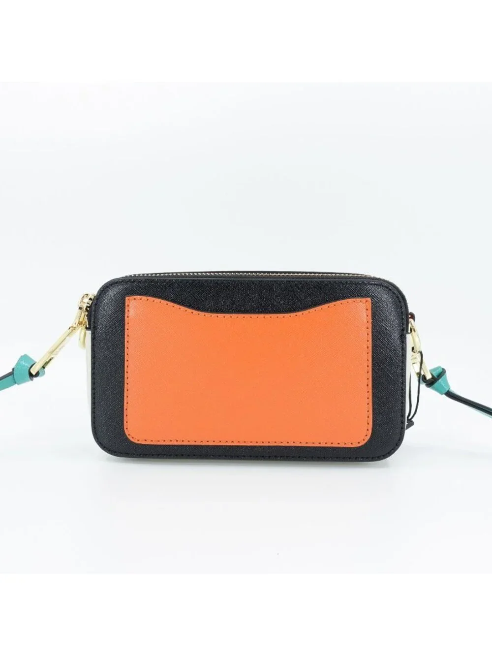 Marc Jacobs Saffiano Small Snapshot Camera Bag Multicolor Black OS